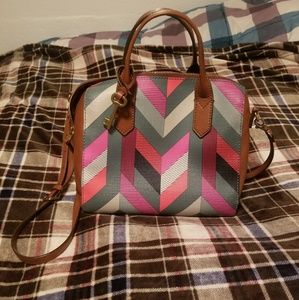 Chevron Fossil Purse